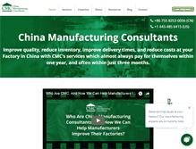 Tablet Screenshot of cmc-consultants.com